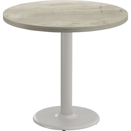 Special-T Table, Round, 36in Dia x 29in, Fog Gray Base/Aged Driftwood Top SCTCANT236GAD